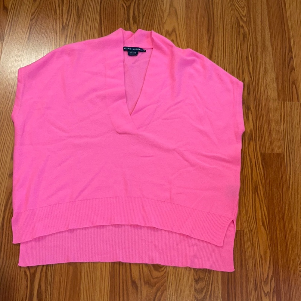 Ralph Lauren -Cashmere V-neck Sweater/ Vest